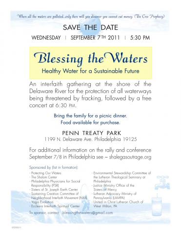 Poster for Blessing the Waters