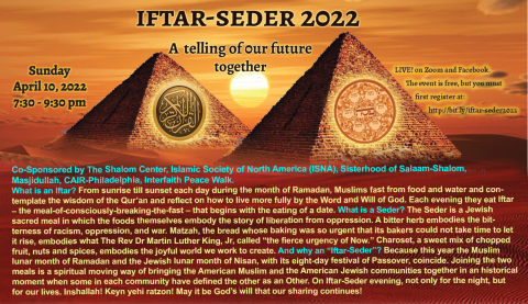 Iftar Seder 2022 flyer