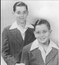 Arthur Waslow at 13, with his younger brother Howard